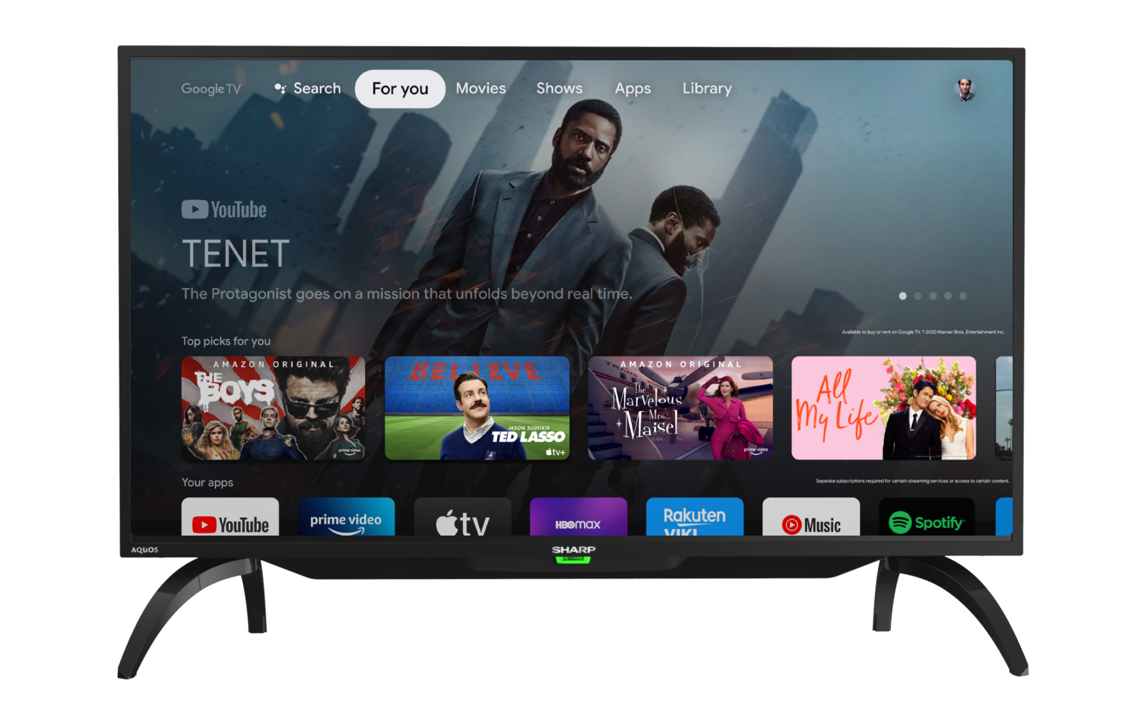 42 Inch Full-HD Google TV with Google Assistant 2T-C42EG1i | SHARP 